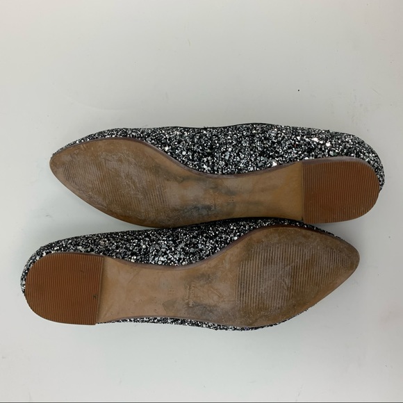 4/$25 1937 footwear for Madewell. Glitter flats size 8.5 - Picture 8 of 10